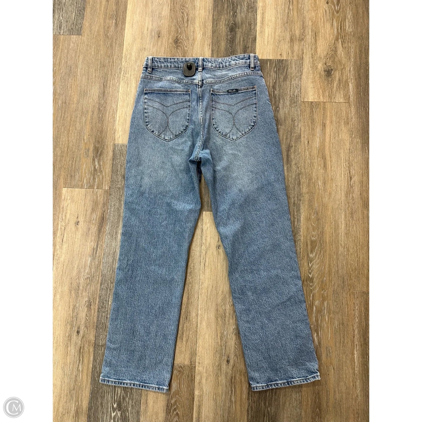 Jeans Straight By Rollas In Blue Denim, Size: 12