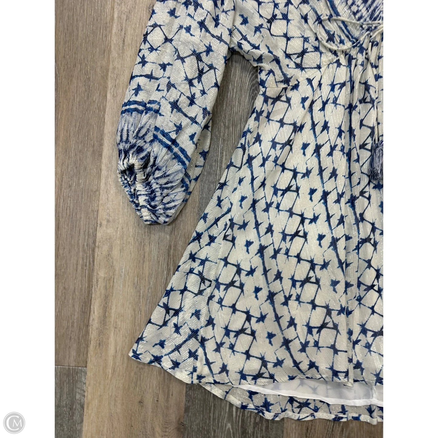 Dress Casual Midi By Zara In Blue, Size: M