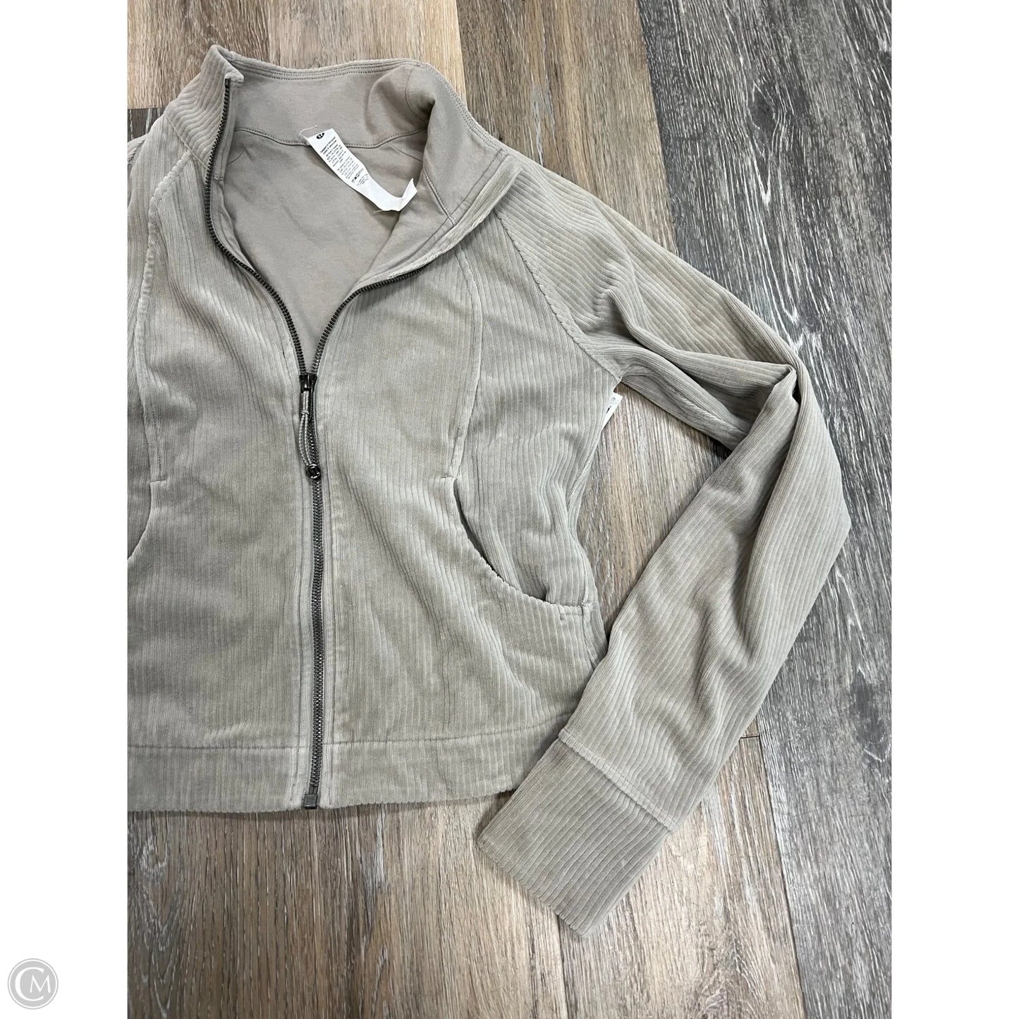 Athletic Jacket By Lululemon In Green, Size: 6
