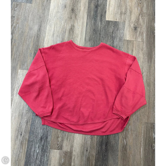 Top Long Sleeve By We The Free In Pink, Size: S