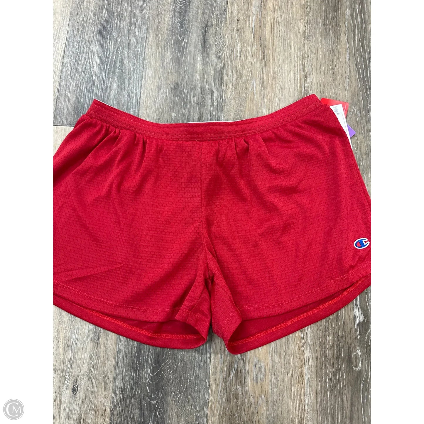 Athletic Shorts By Champion In Red, Size: Xl