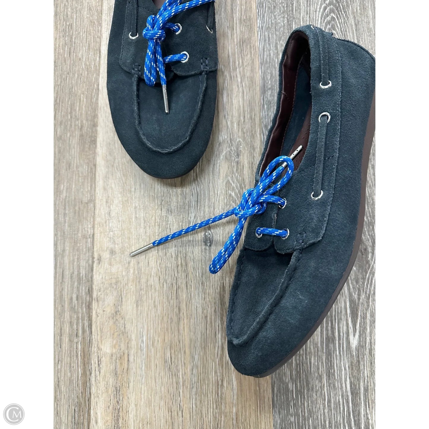 Shoes Flats By Madewell In Blue, Size: 9.5