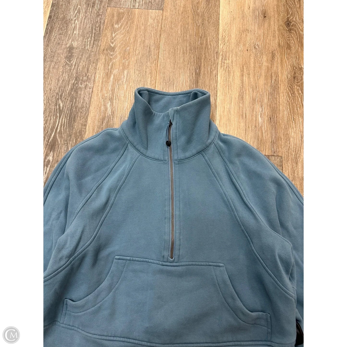 Athletic Sweatshirt Collar By Lululemon In Blue, Size: Xs