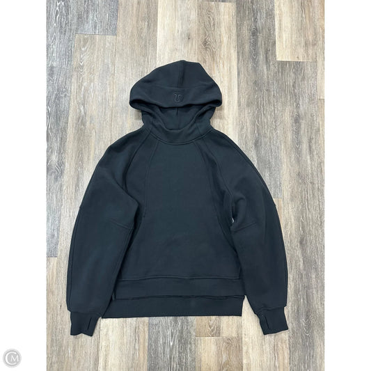 Athletic Sweatshirt Hoodie By Lululemon In Black, Size: Xs