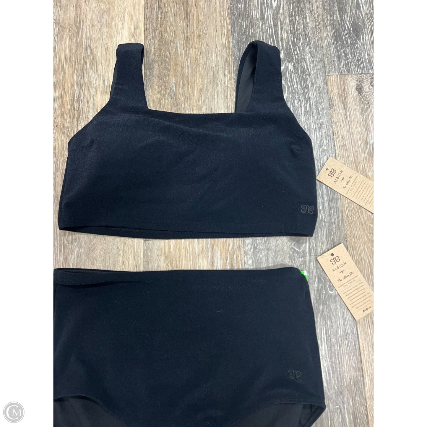 Swimsuit 2pc By Albion In Black, Size: L