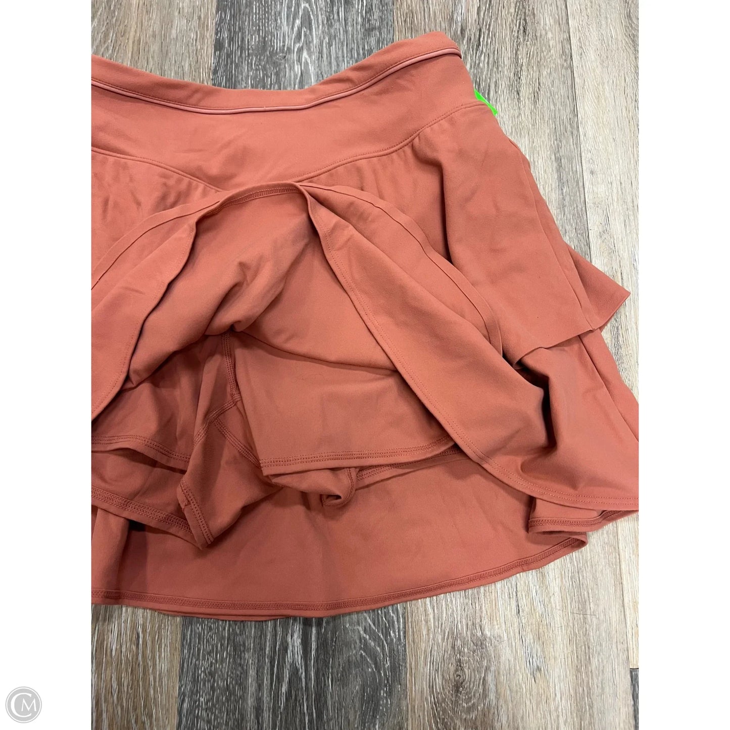 Athletic Skort By Flx In Orange, Size: L