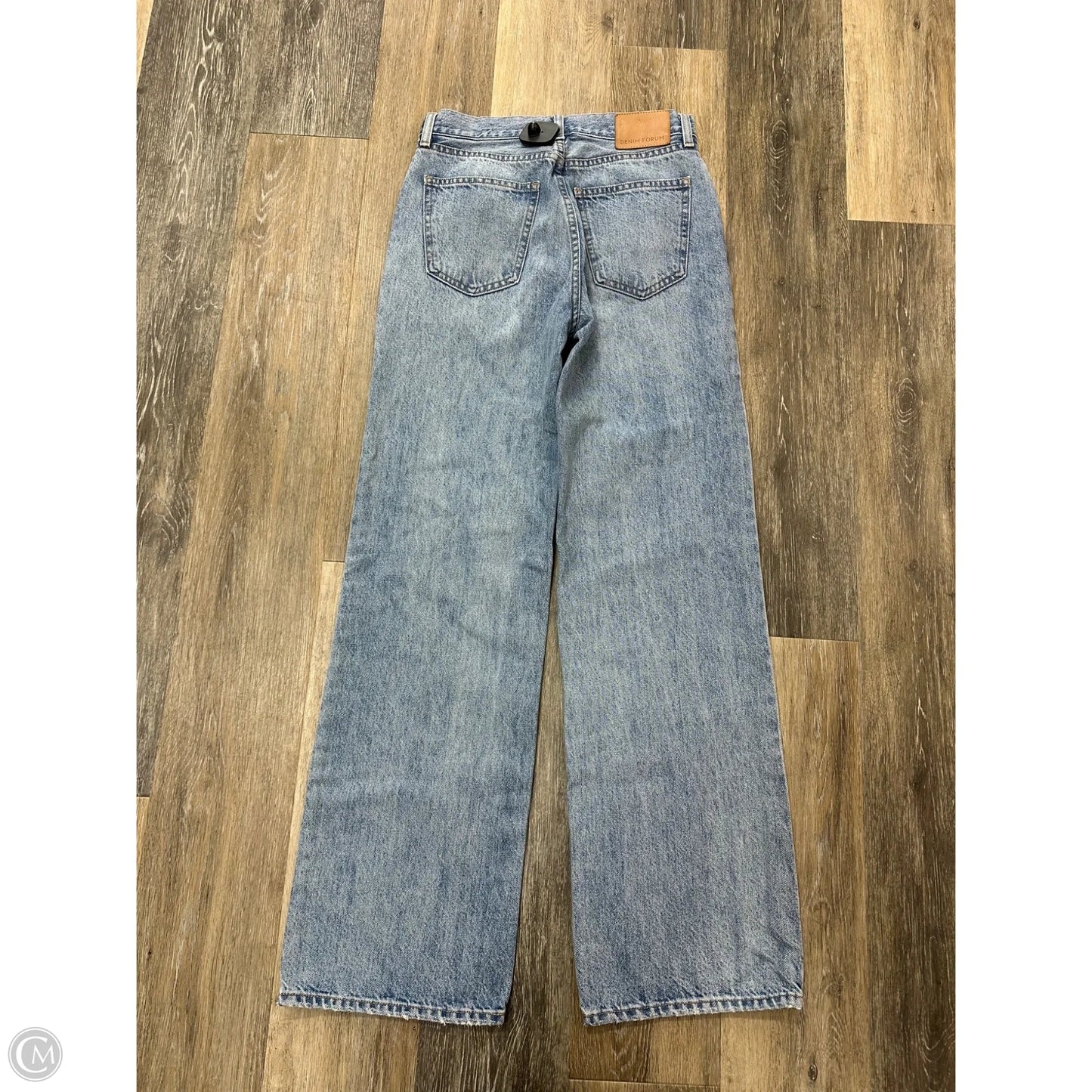 Jeans Straight By Denim Forum In Blue Denim, Size: 0