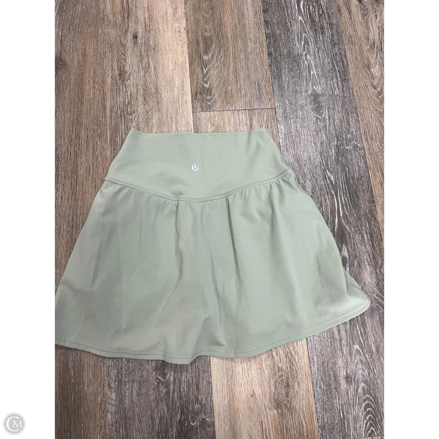 Athletic Skort By Lululemon In Green, Size: 4