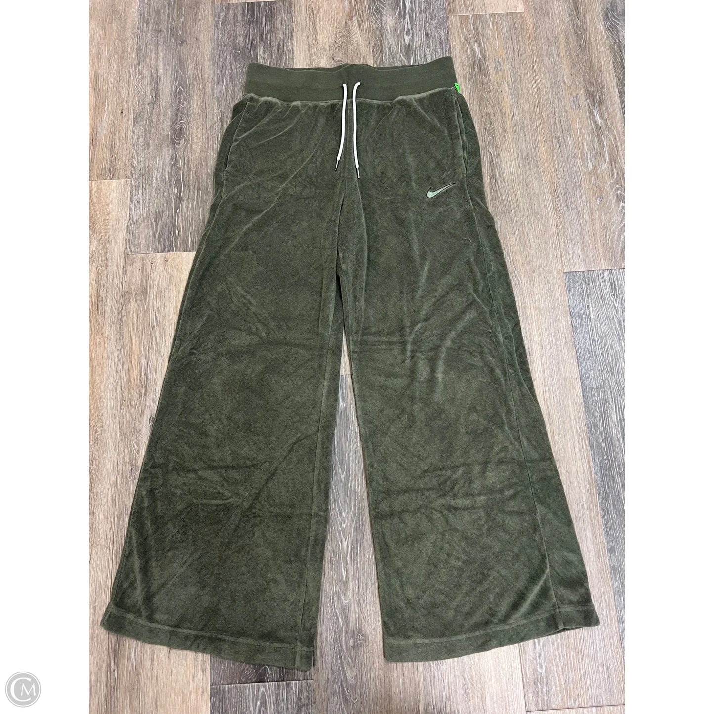 Athletic Pants By Nike Apparel In Green, Size: M