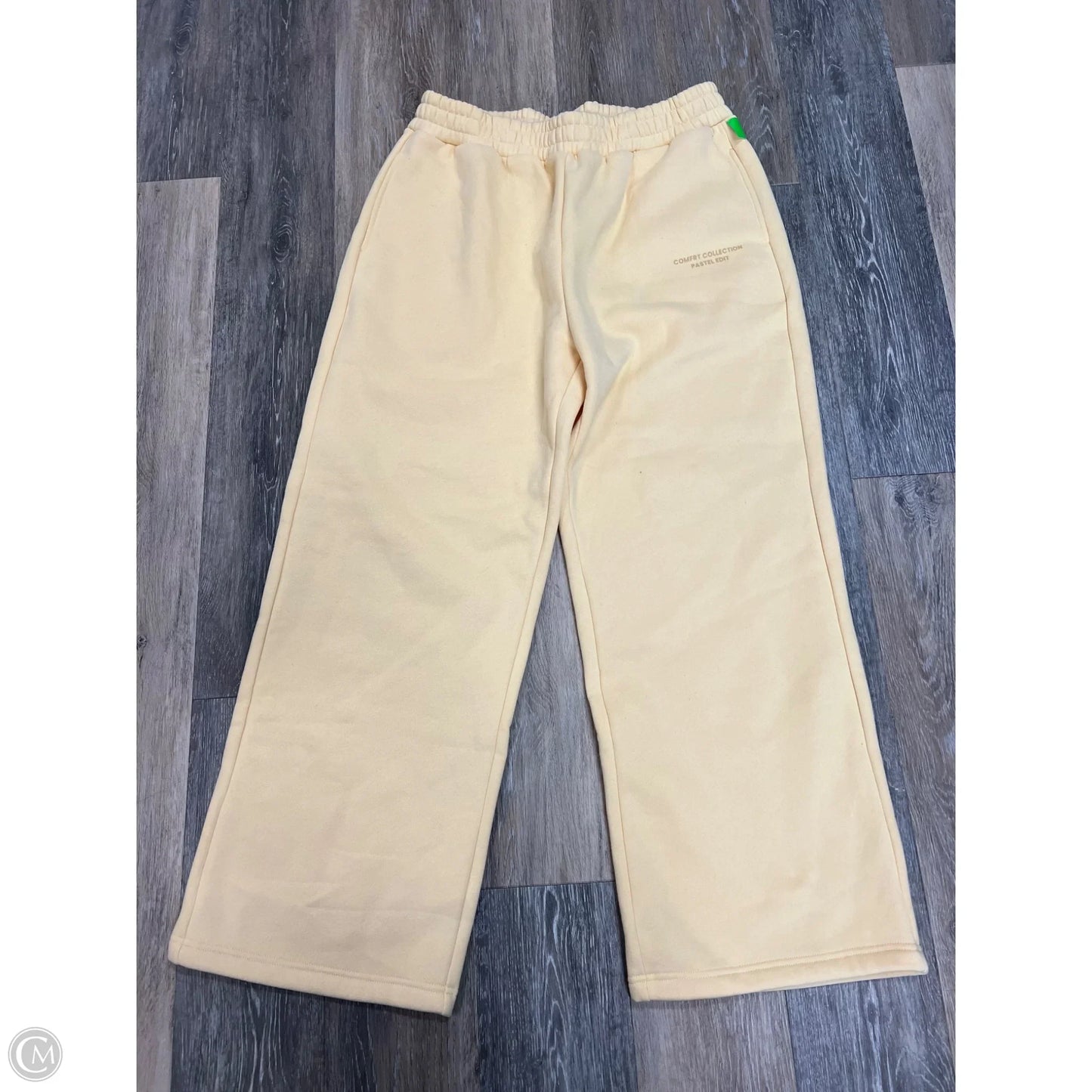 Athletic Pants By Comfrt In Yellow, Size: Xl