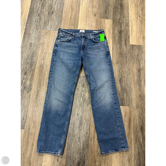 Jeans Straight By Citizens Of Humanity In Blue Denim, Size: 2