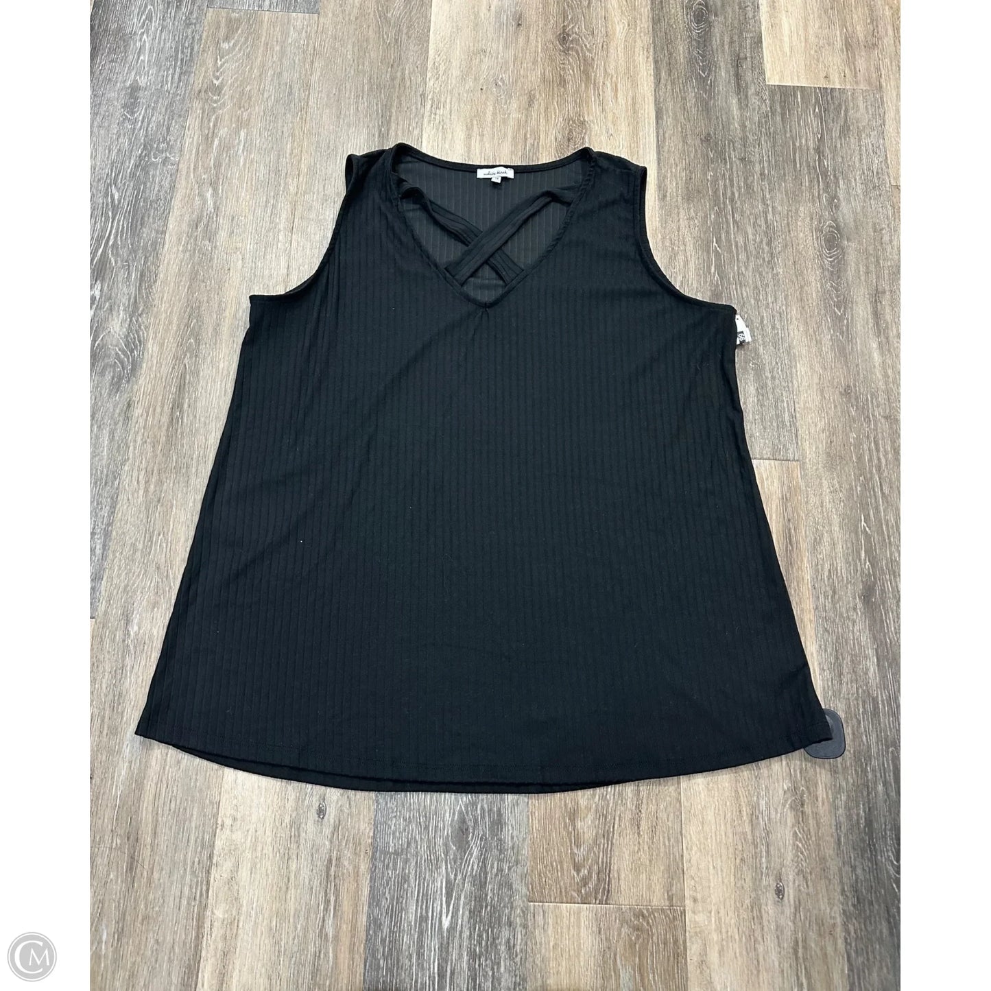 Tank Top By White Birch In Black, Size: 2x