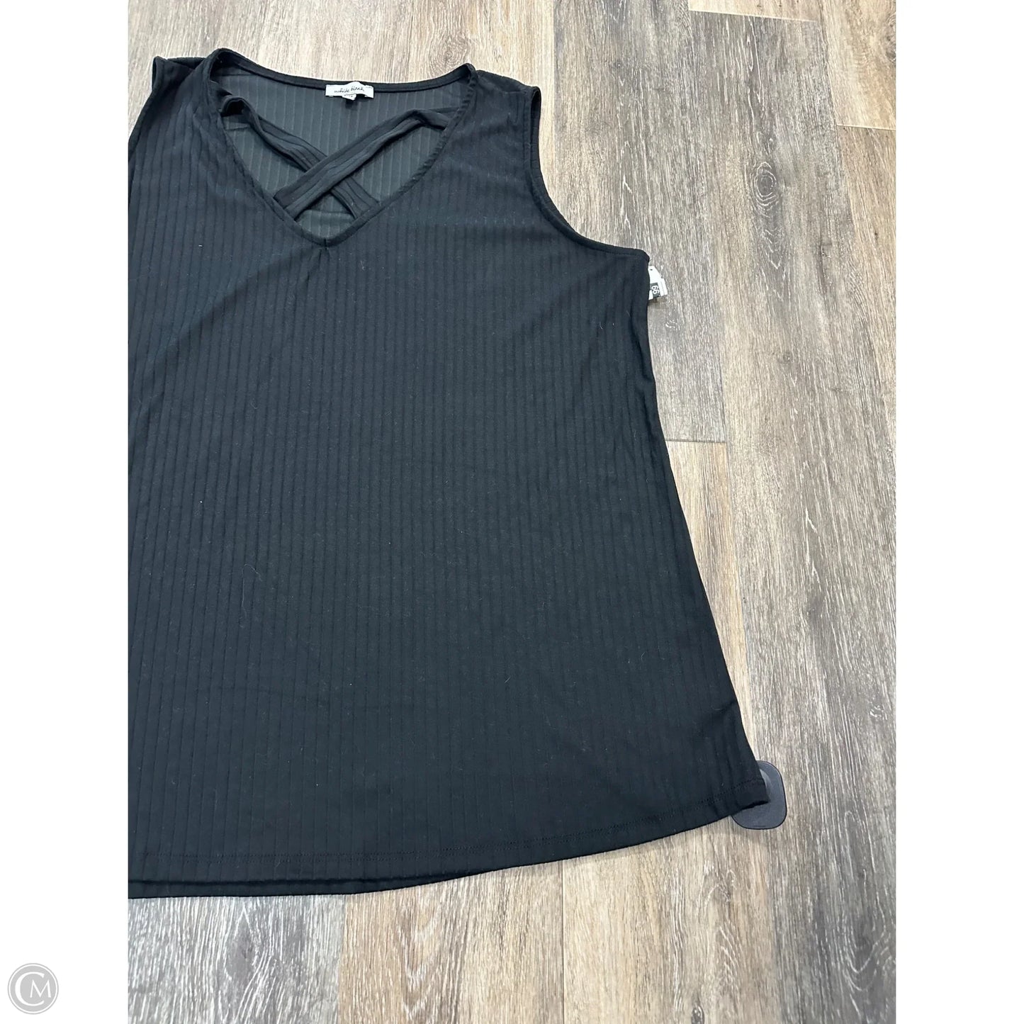 Tank Top By White Birch In Black, Size: 2x