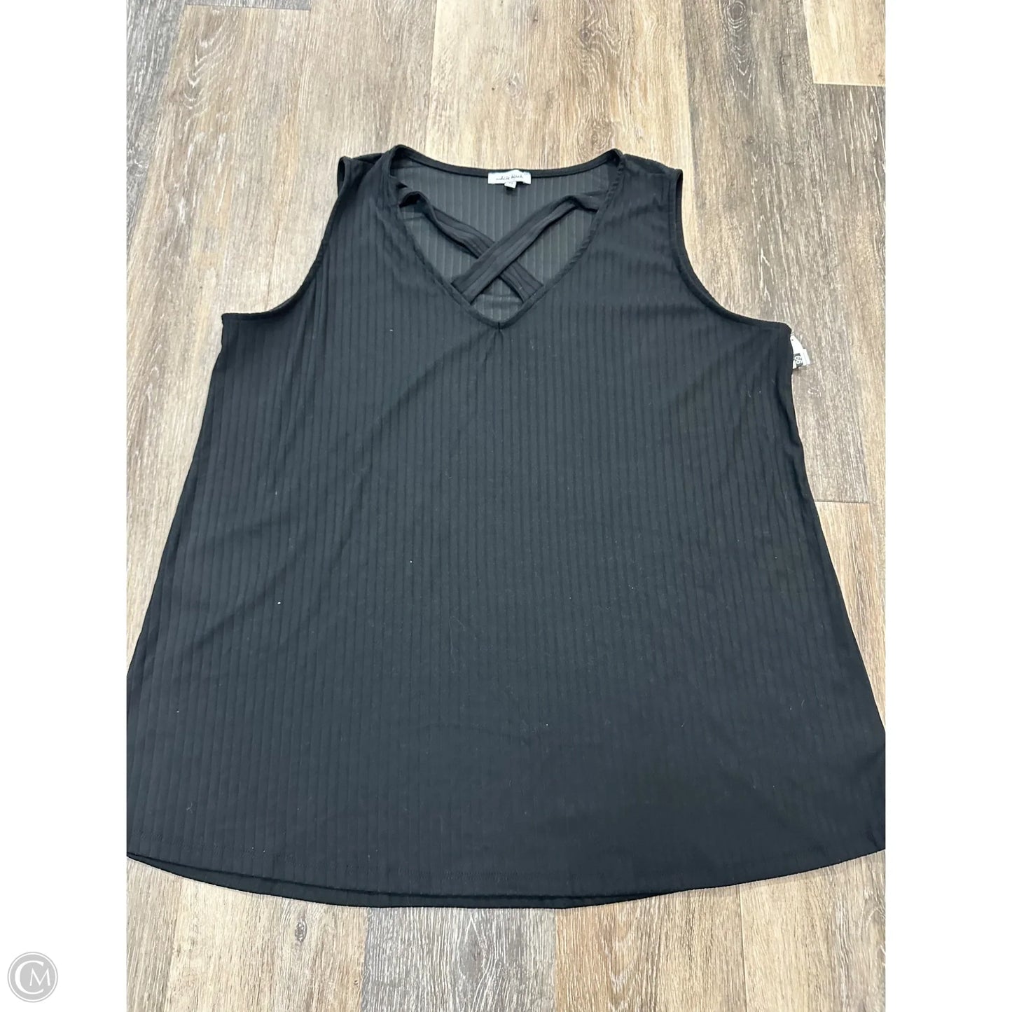 Tank Top By White Birch In Black, Size: 2x