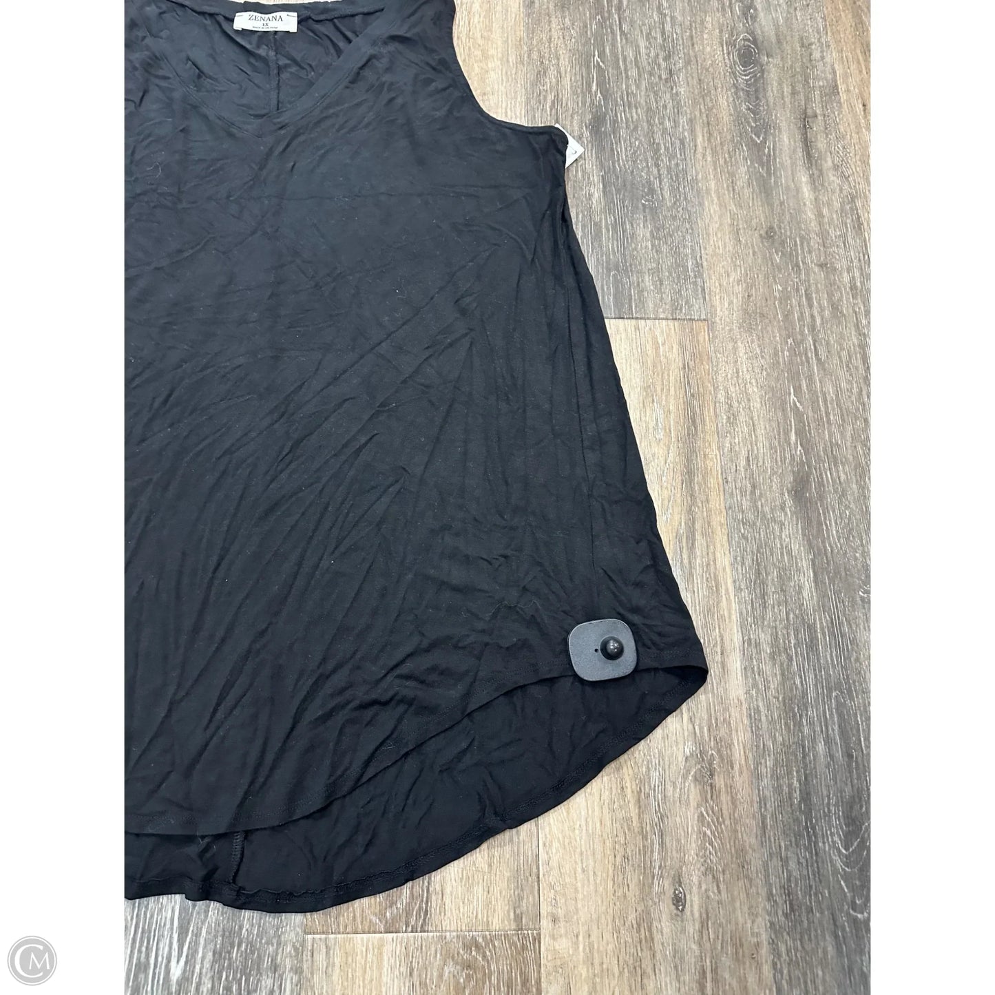 Tank Top By Zenana Outfitters In Black, Size: 1x