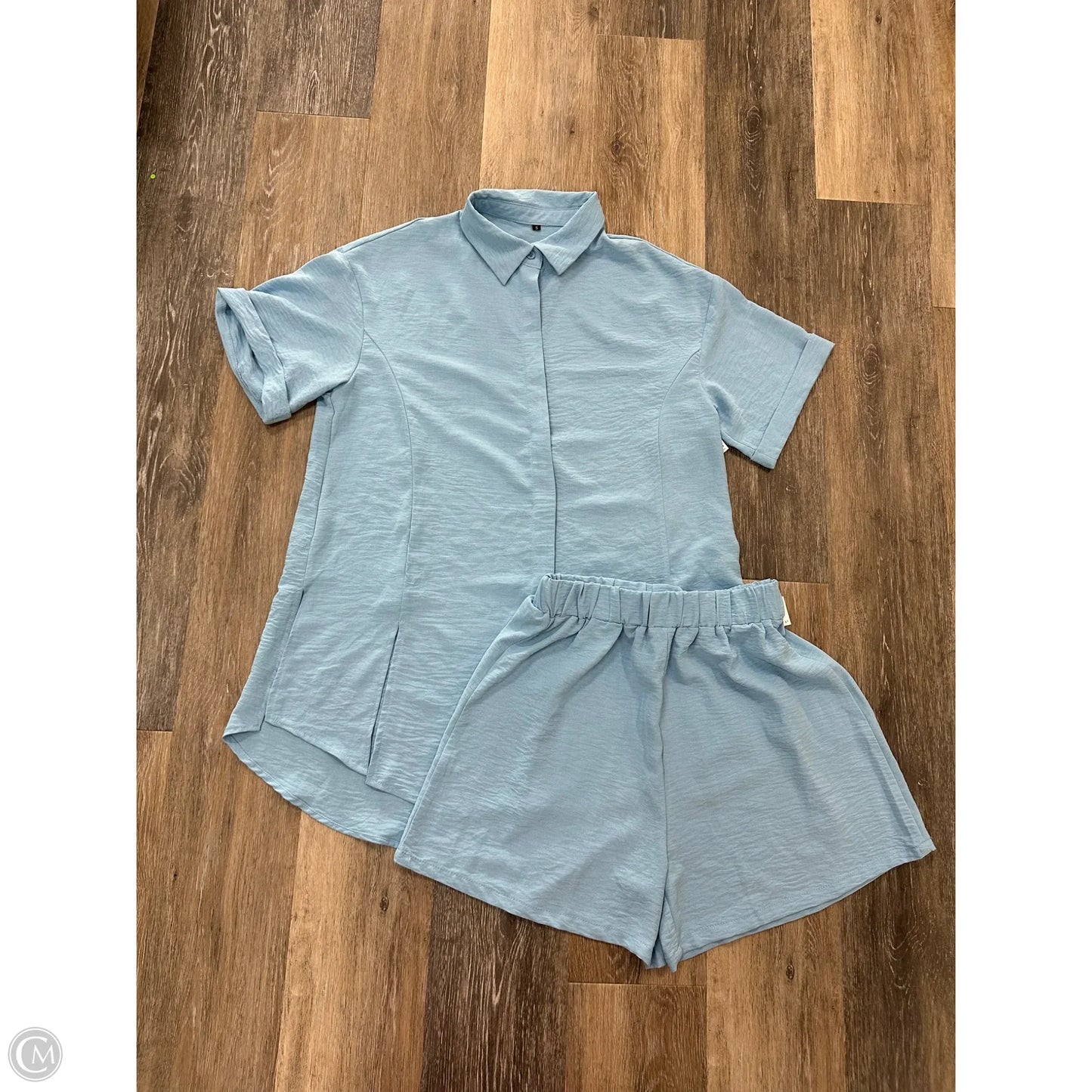 Shorts Set By Clothes Mentor In Blue, Size: S
