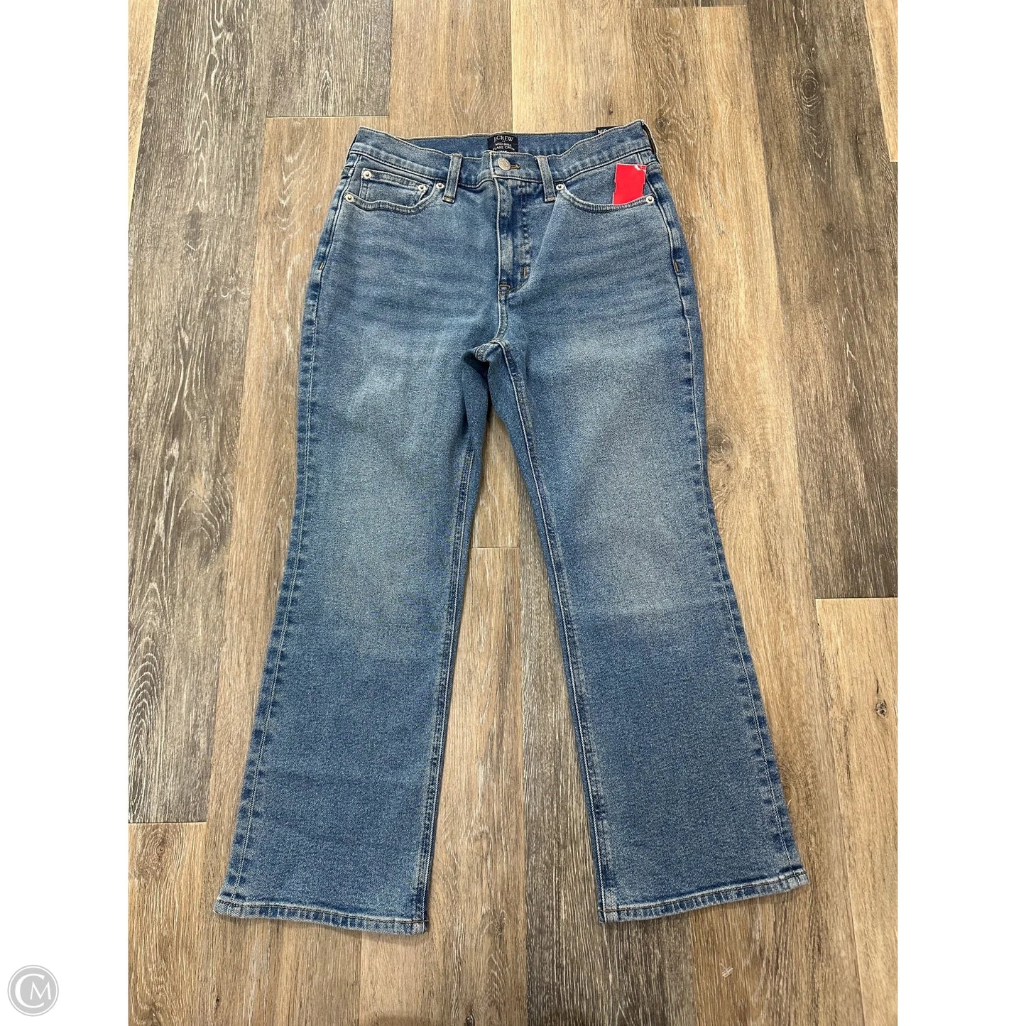 Jeans Cropped By J. Crew In Blue Denim, Size: 4