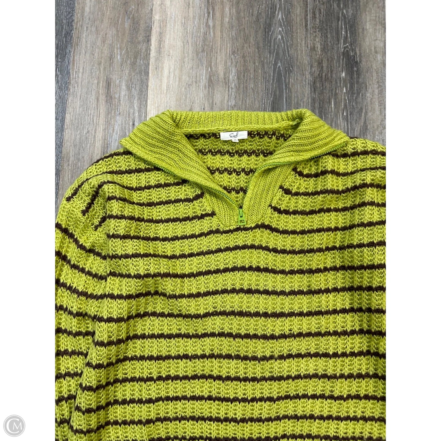 Sweater By Easel In Green, Size: M