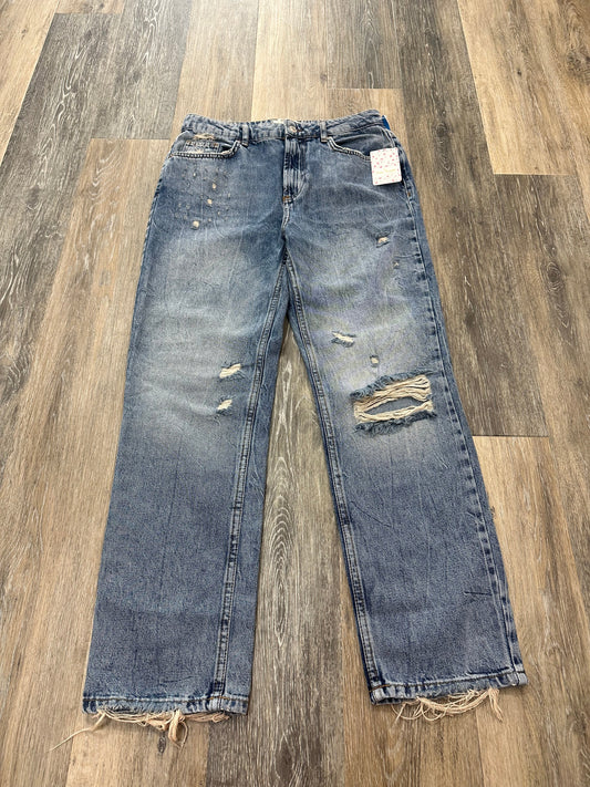 Blue Denim Jeans Boyfriend Free People, Size 6/28