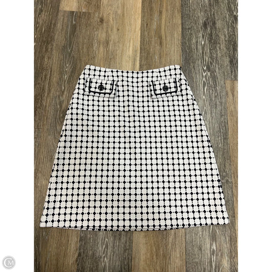 Skirt Midi By Cabi In Blue & White, Size: 0