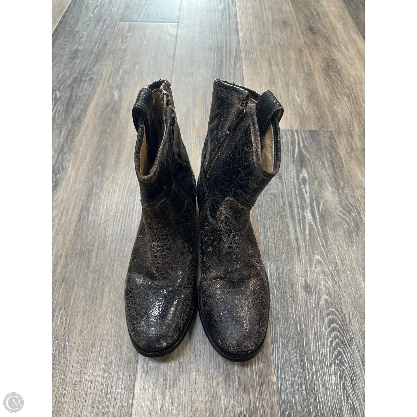 Boots Designer By Frye In Brown, Size: 6.5