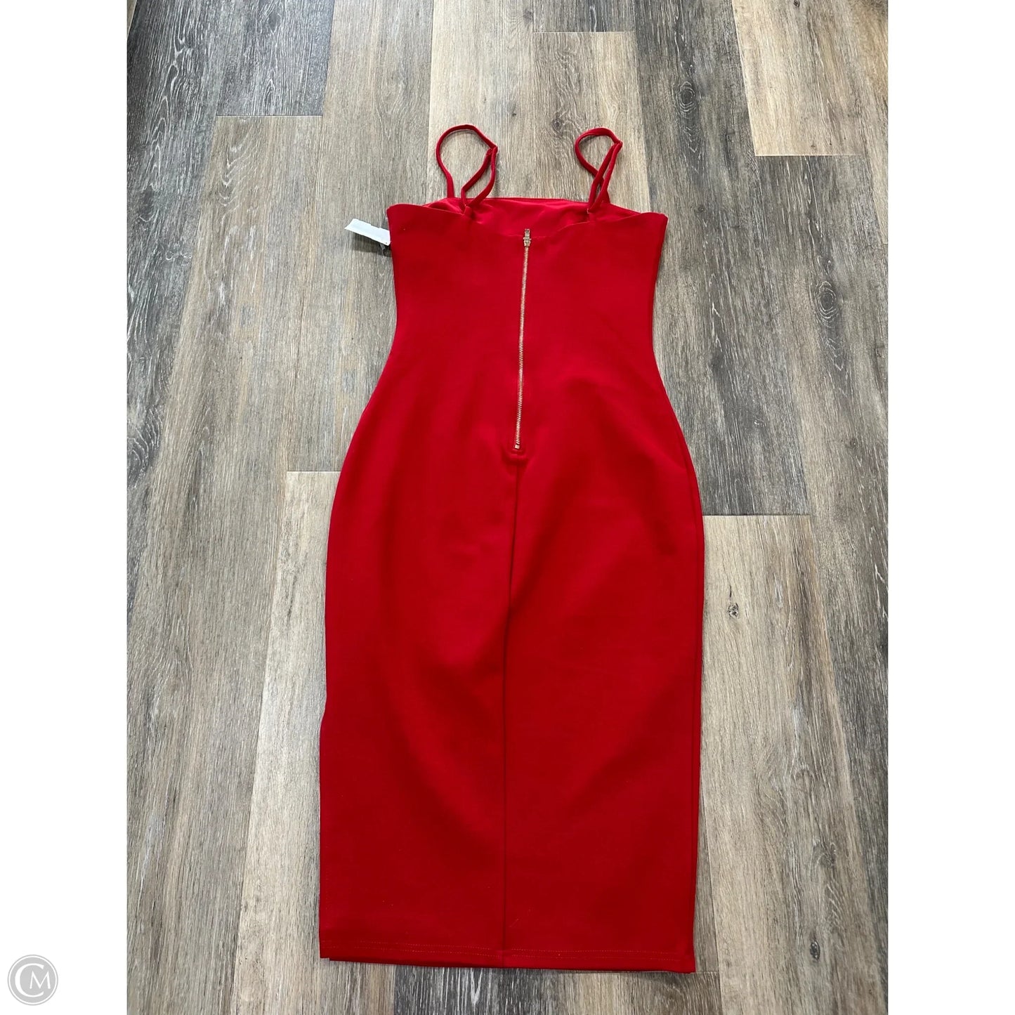 Dress Party Midi By Lulus In Red, Size: S