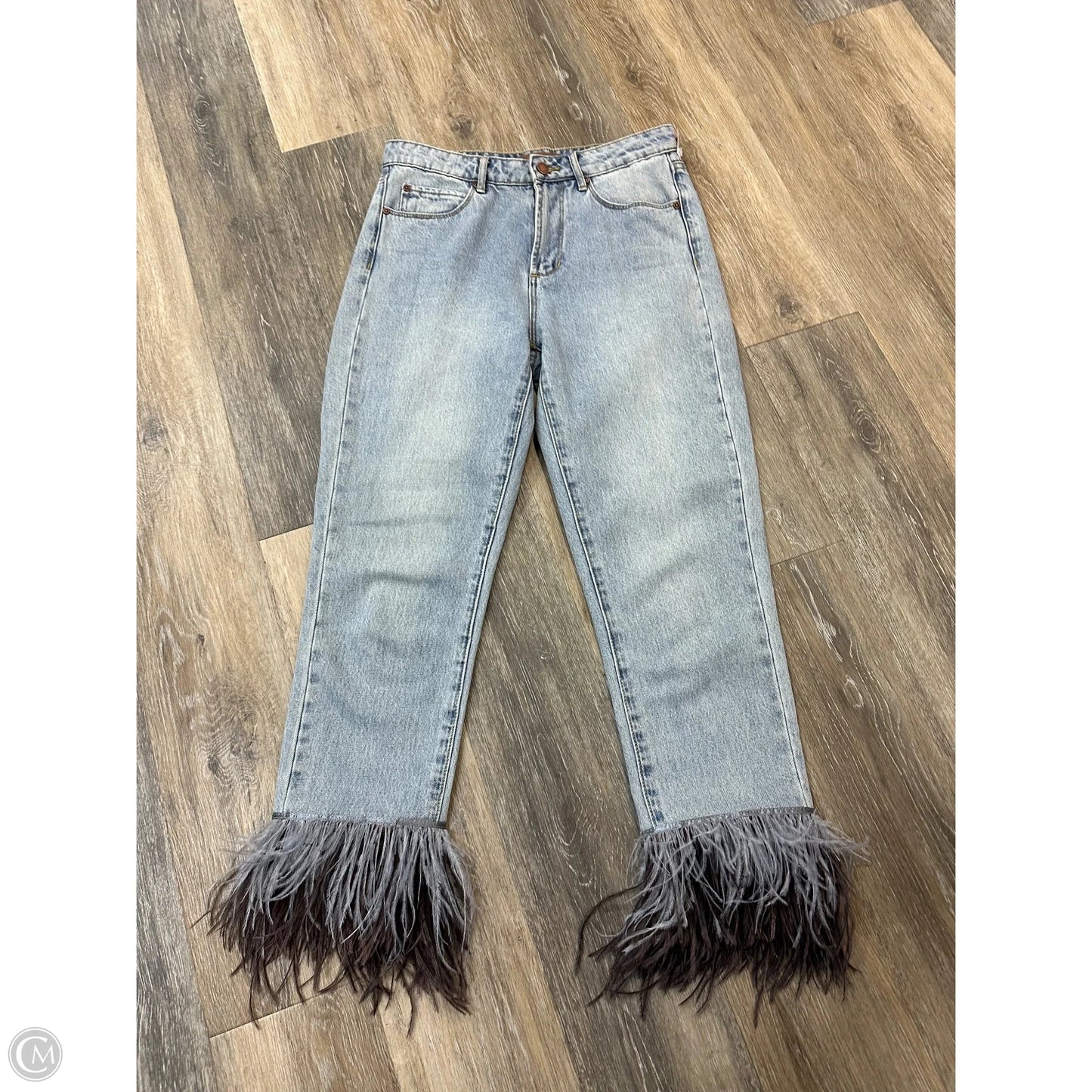 Jeans Cropped By Leith In Blue Denim, Size: 6