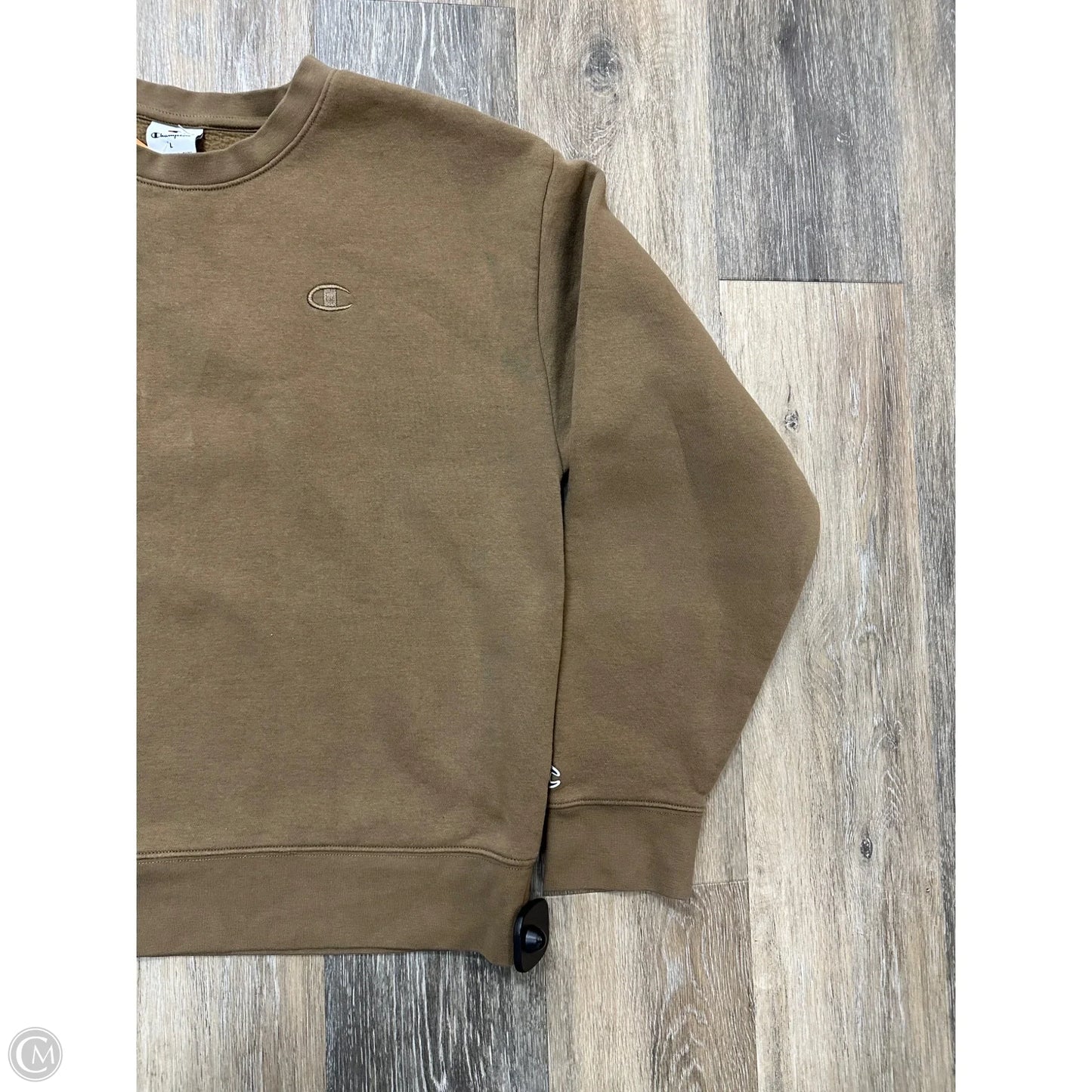 Sweatshirt Crewneck By Champion In Brown, Size: L