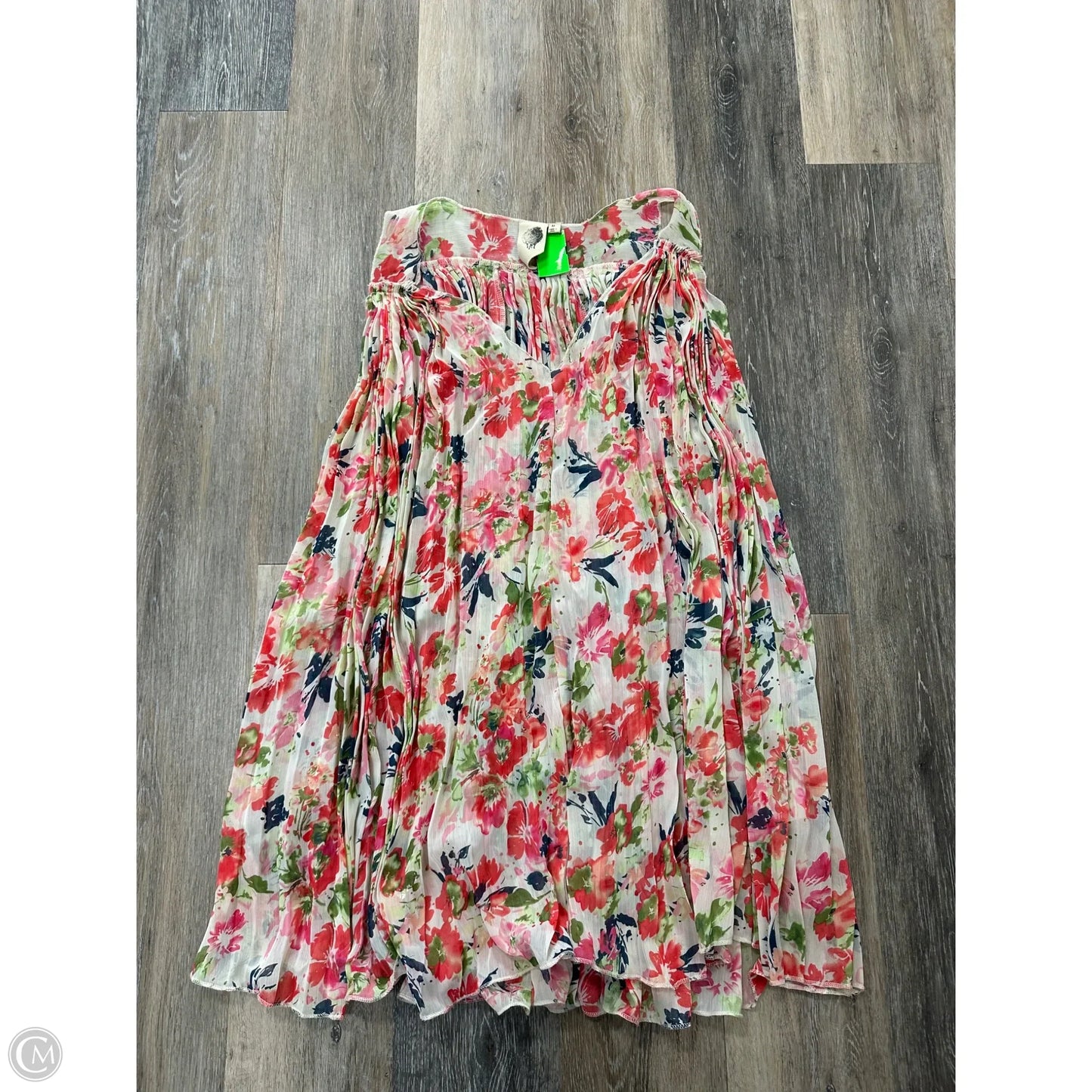 Dress Casual Short By Anthropologie In Floral Print, Size: M