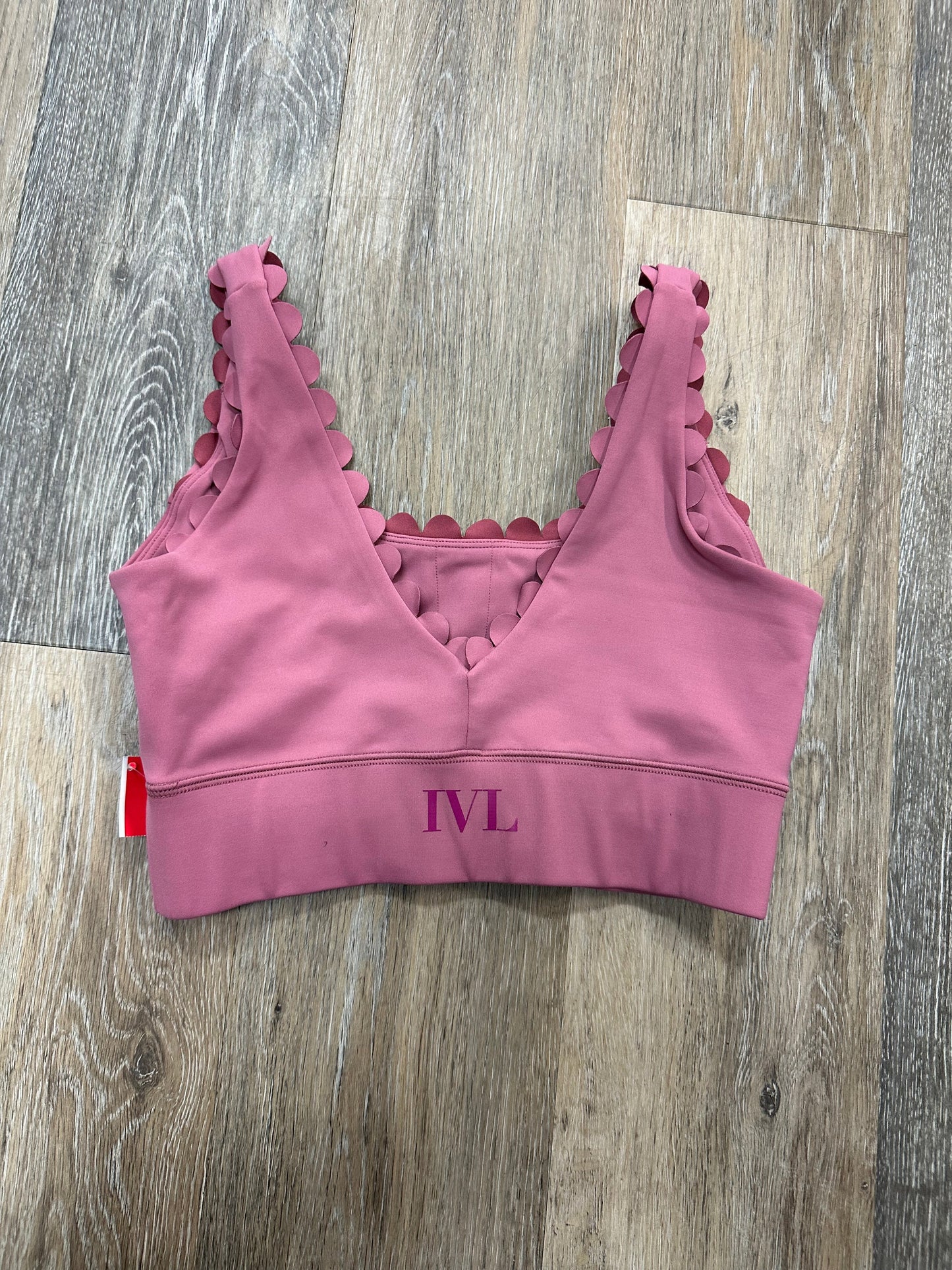 Pink Athletic Bra Ivl Collective , Size M