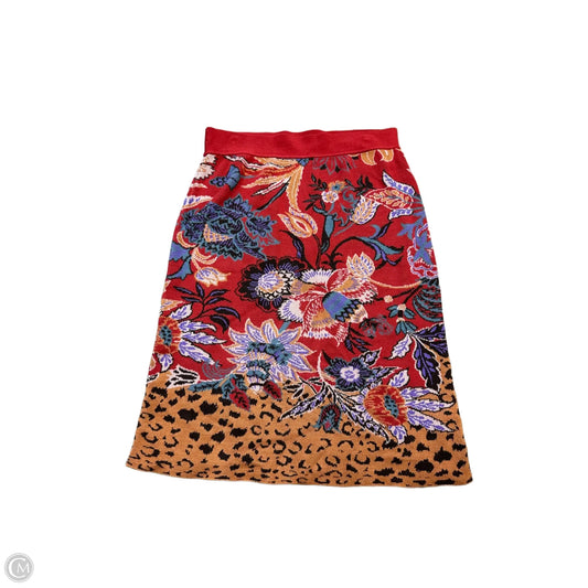 Skirt Midi By Maeve In Orange, Size: L