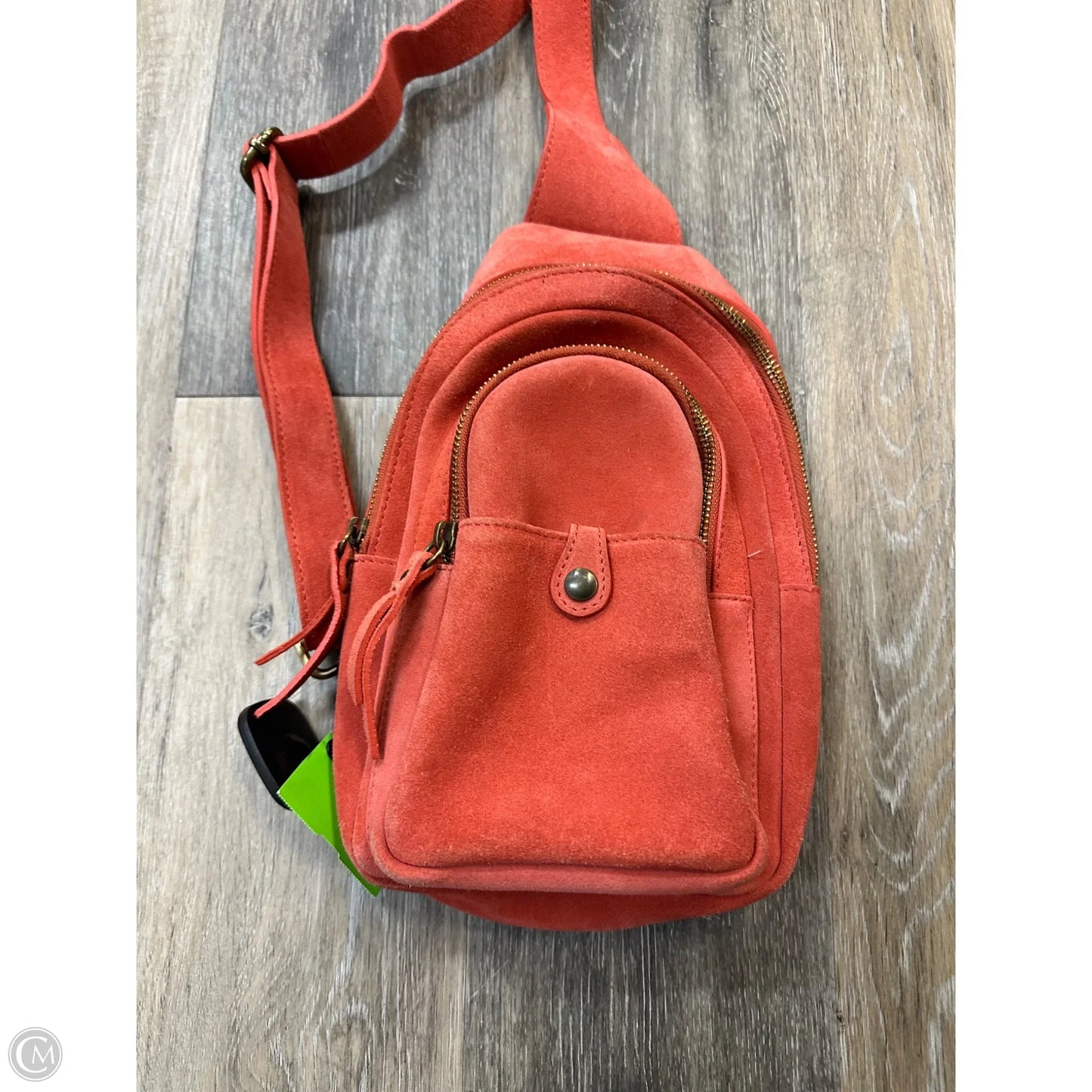 Crossbody Leather By Sundance, Size: Medium