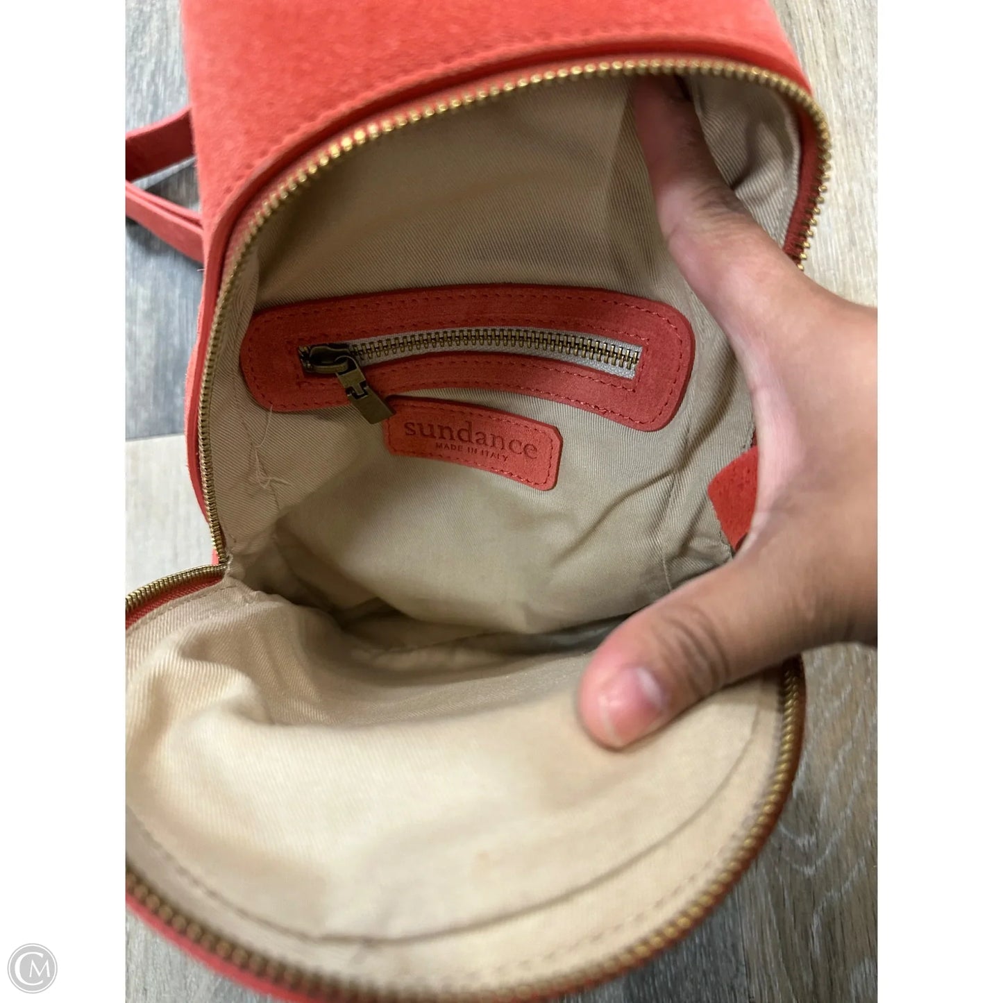 Crossbody Leather By Sundance, Size: Medium