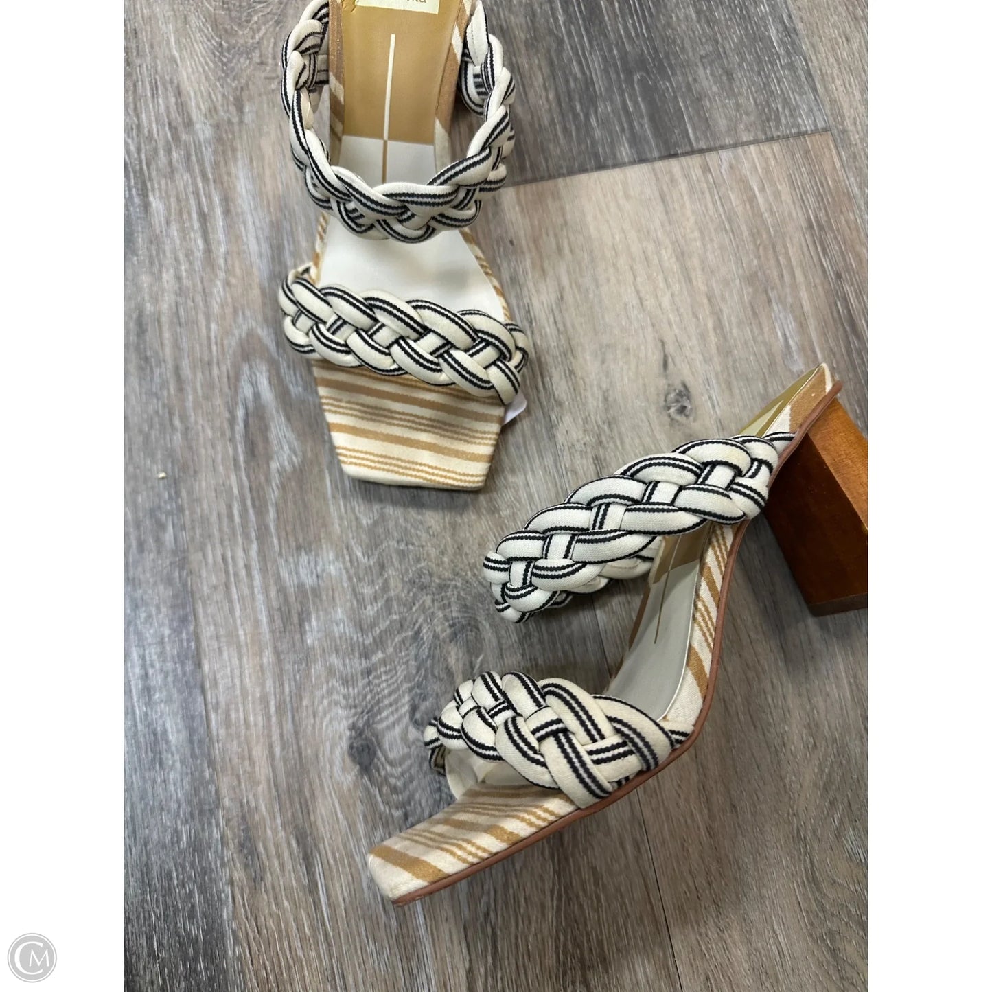 Sandals Heels Block By Dolce Vita In Multi-colored, Size: 6.5