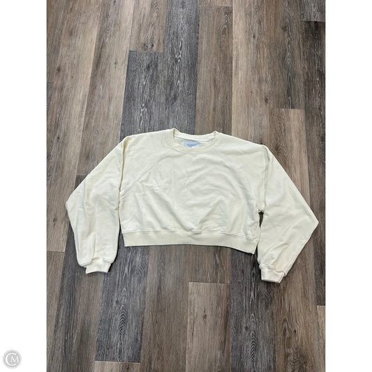 -Sweatshirt Crewneck By Sixthreeseven In Cream, Size: S