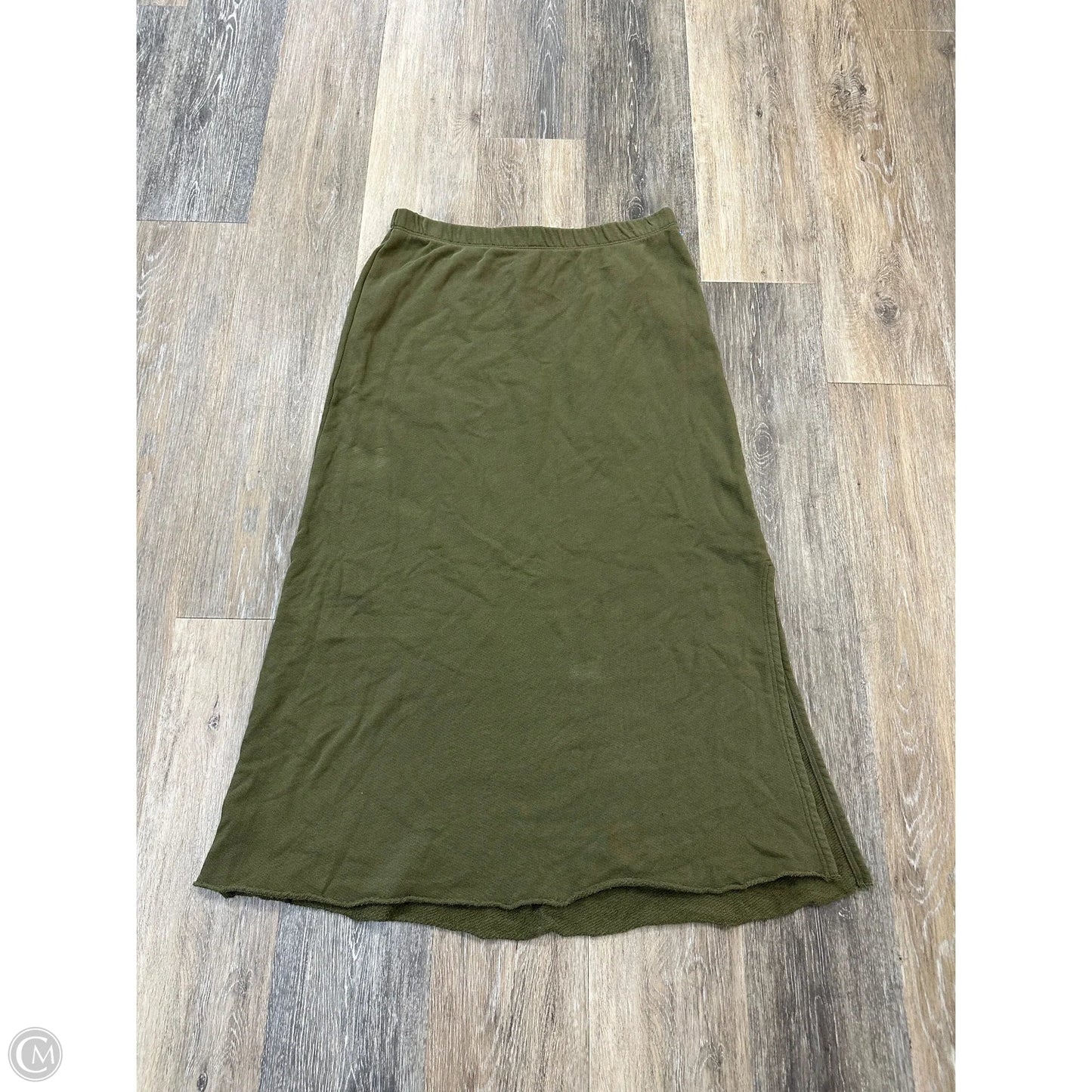 Skirt Maxi By Eileen Fisher In Green, Size: S