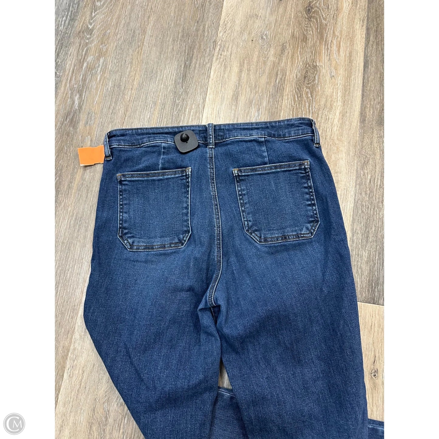 Jeans Flared By Kut In Blue Denim, Size: 10