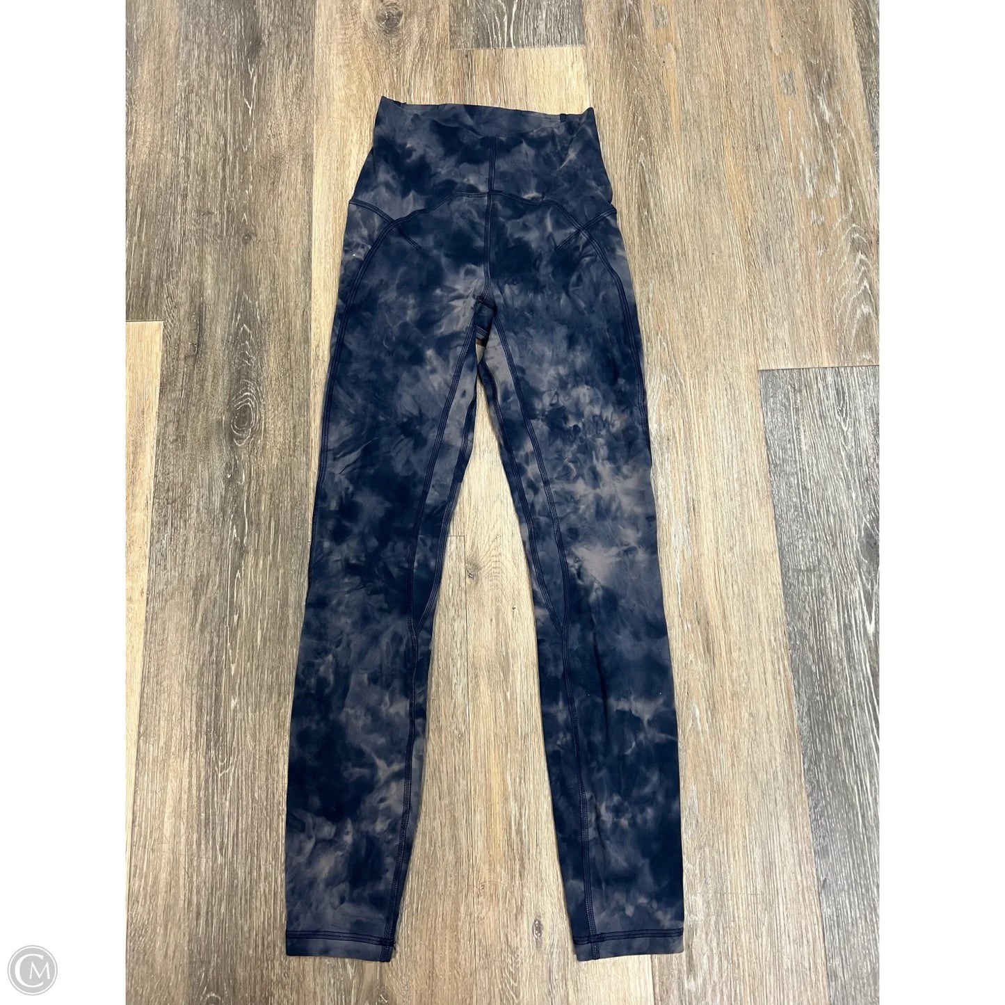 Athletic Leggings By Lululemon In Tie Dye Print, Size: 2