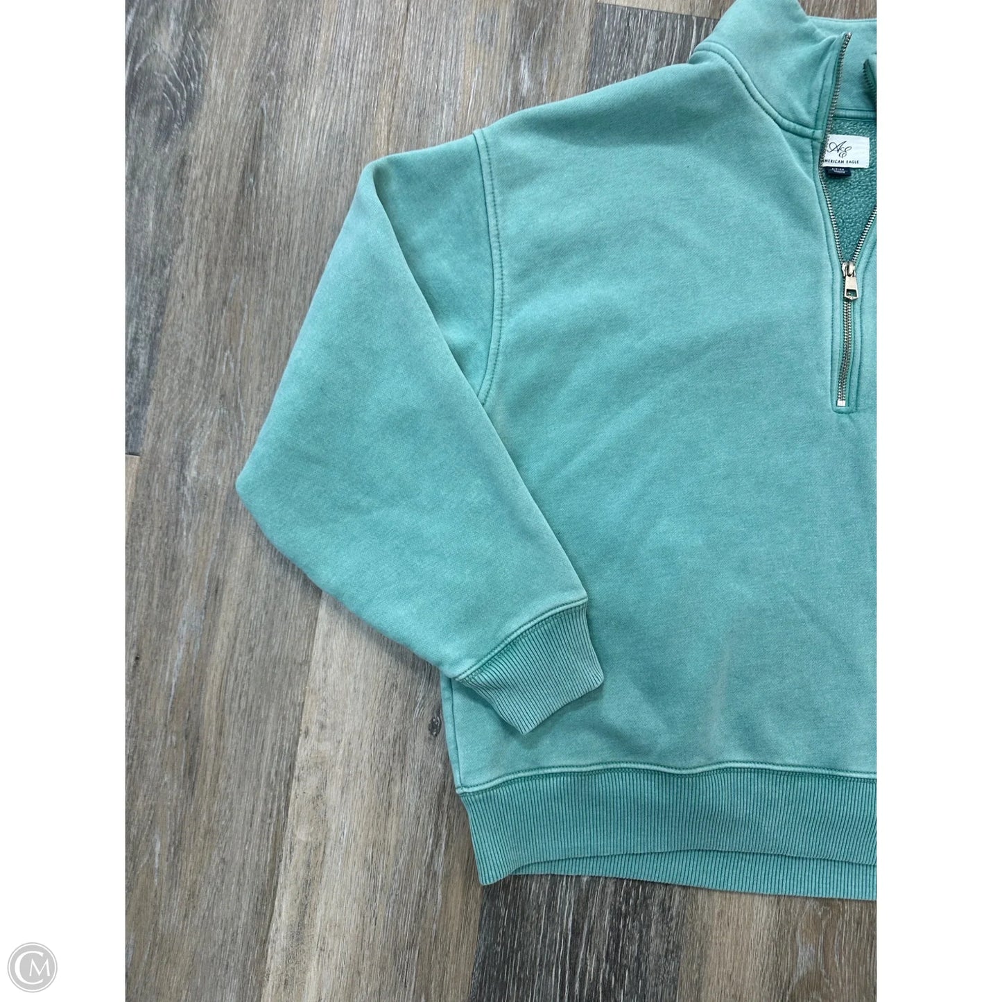 Sweatshirt Collar By American Eagle In Blue, Size: S