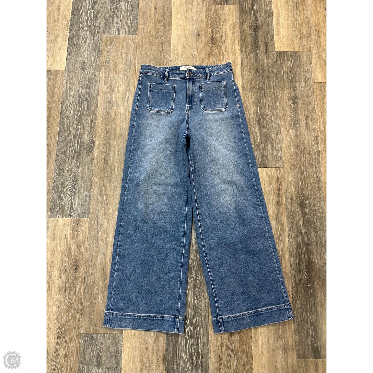 Jeans Wide Leg By Hidden In Blue Denim, Size: 6