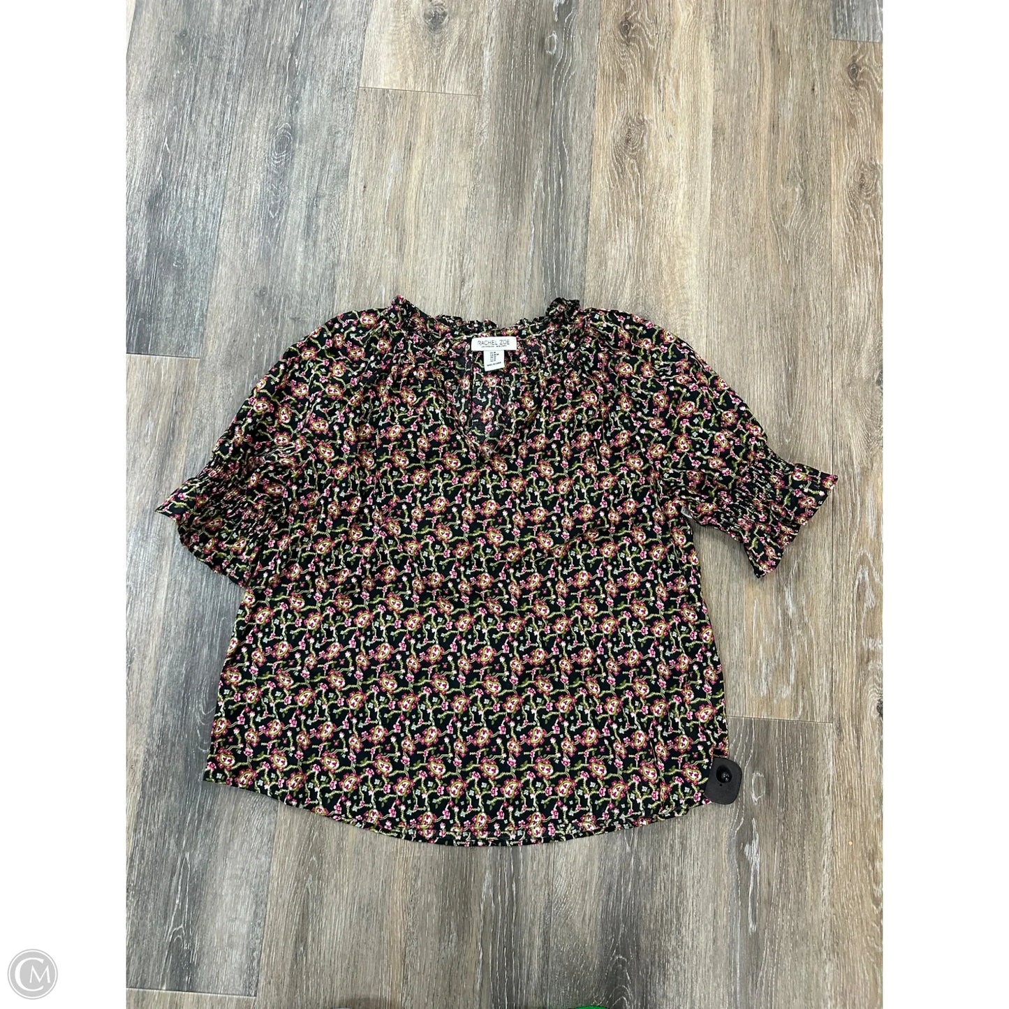 Top Short Sleeve By Rachel Zoe In Floral Print, Size: M
