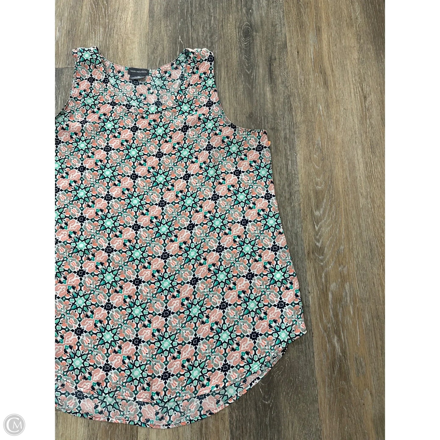 Tank Top By Van Heusen In Floral Print, Size: L