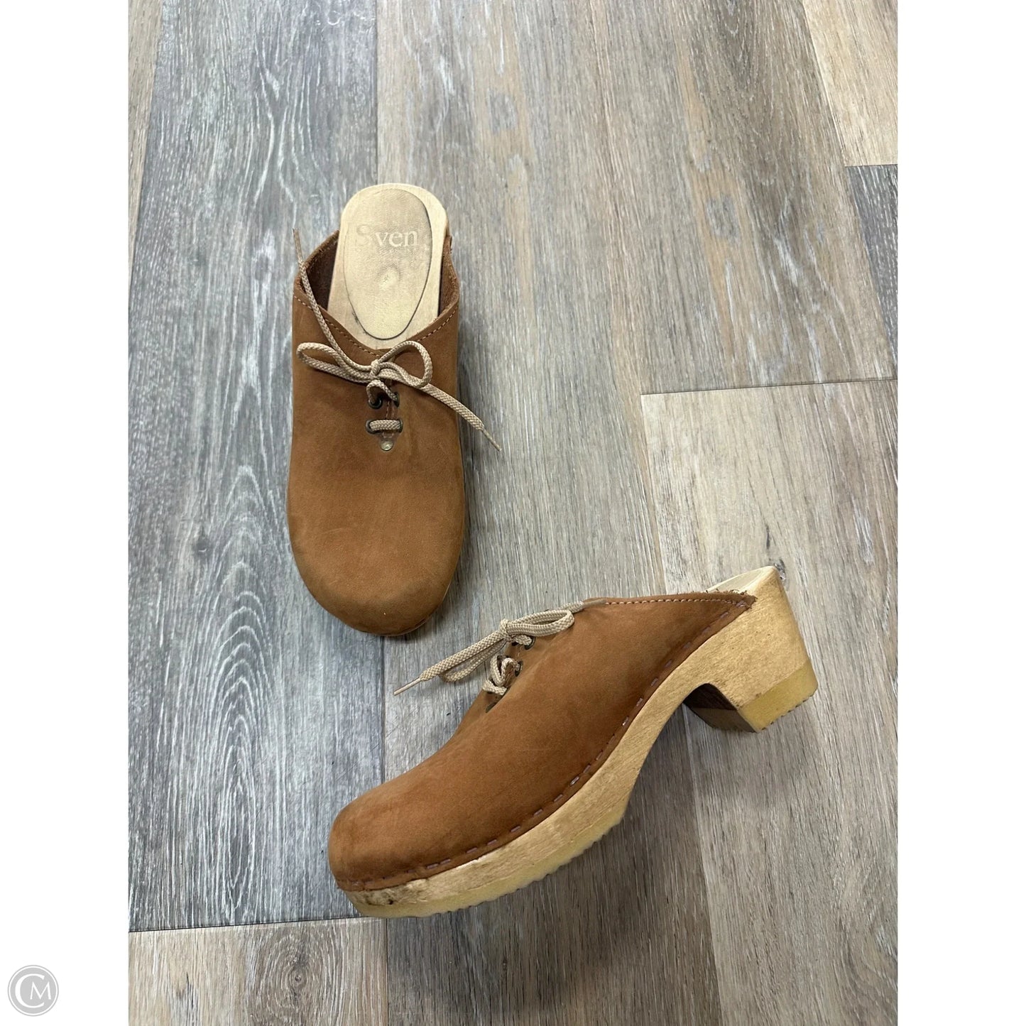 Shoes Heels Platform By Sven In Brown, Size: 7.5