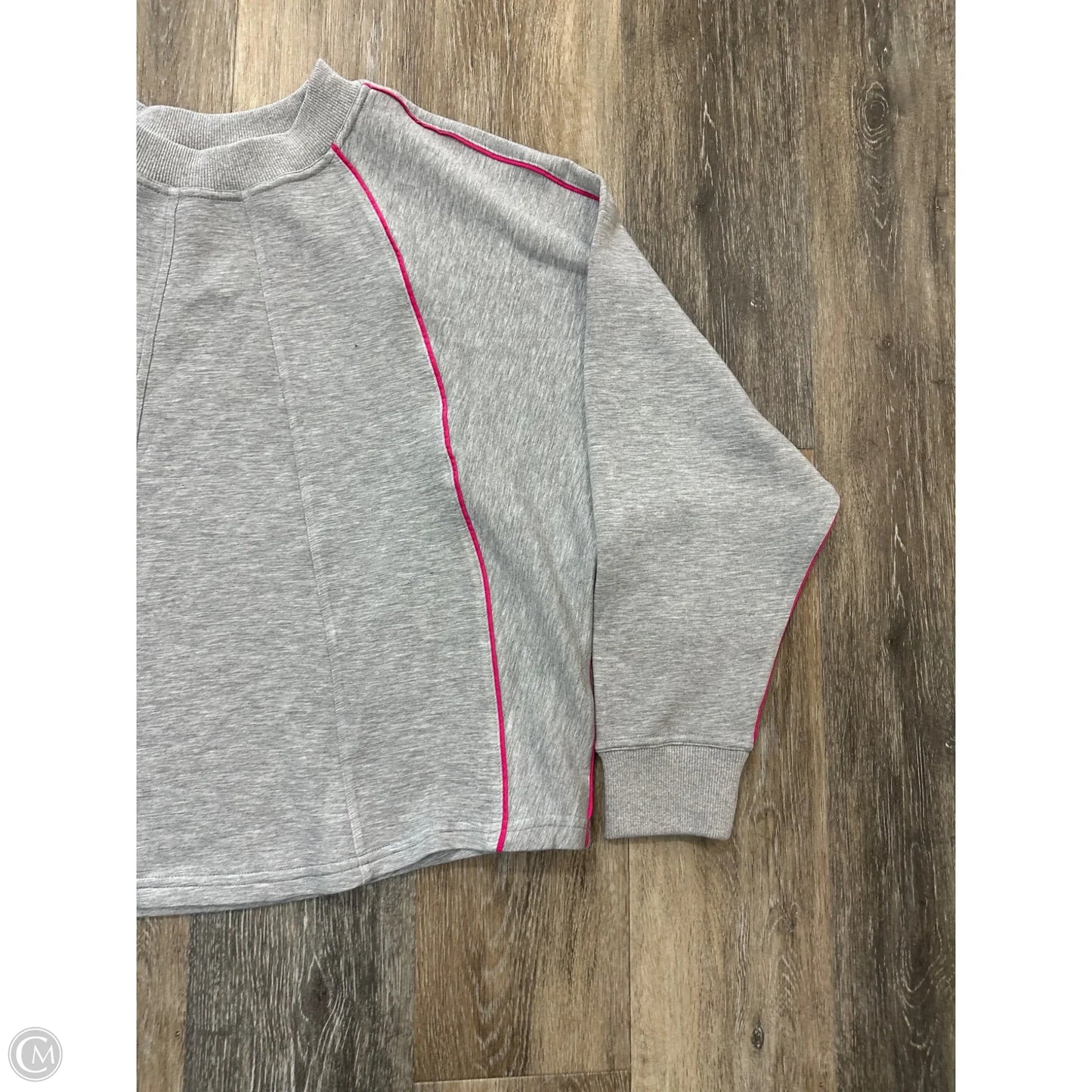 Sweatshirt Crewneck By Tribal In Grey, Size: M