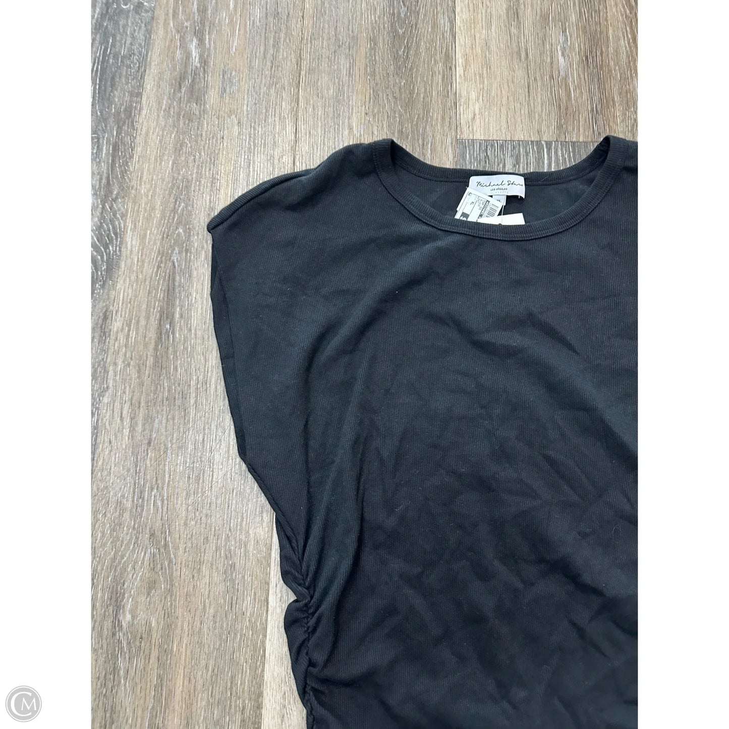 Top Short Sleeve By Michael Stars In Black, Size: Xl