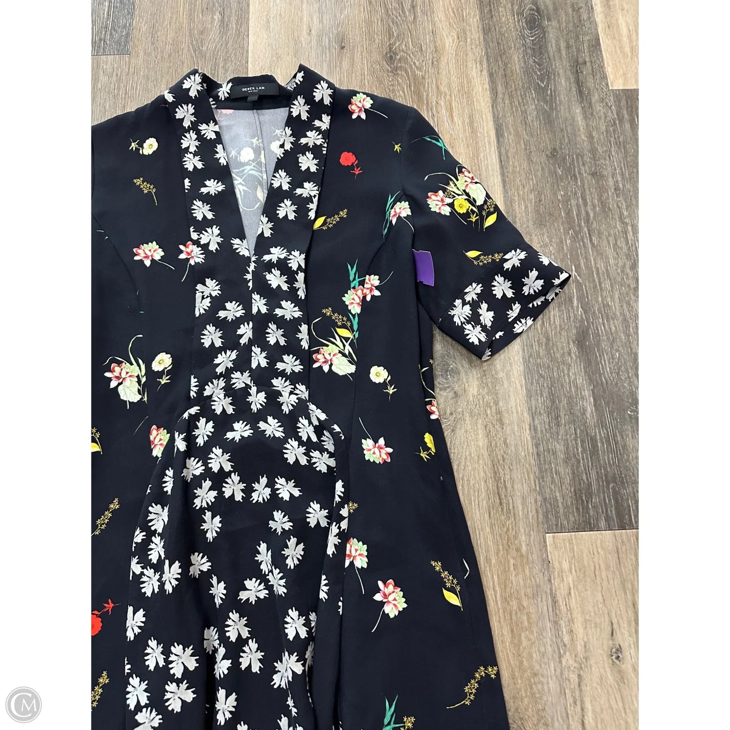 Dress Designer By Derek Lam In Floral Print, Size: 4