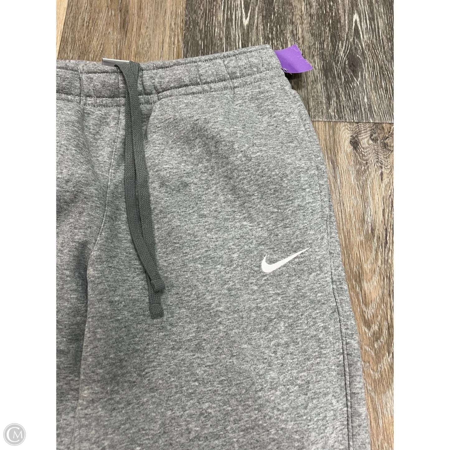 Athletic Pants By Nike Apparel In Grey, Size: S