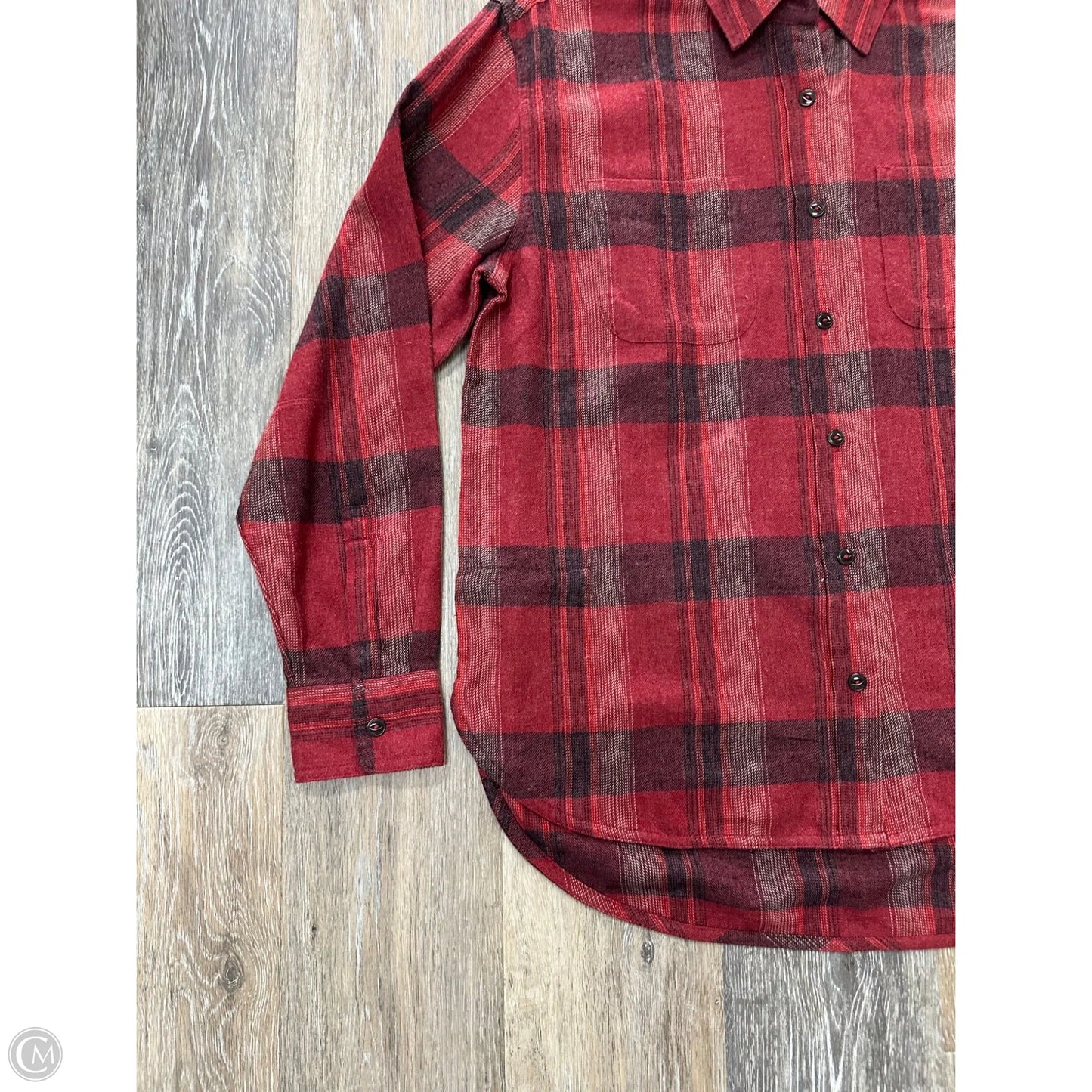 Top Long Sleeve By Prana In Red, Size: S