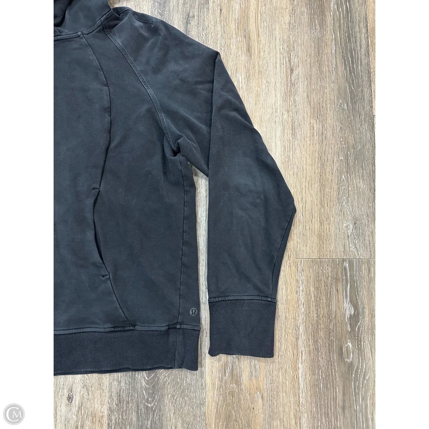 Sweatshirt Hoodie By Lululemon In Black, Size: 10