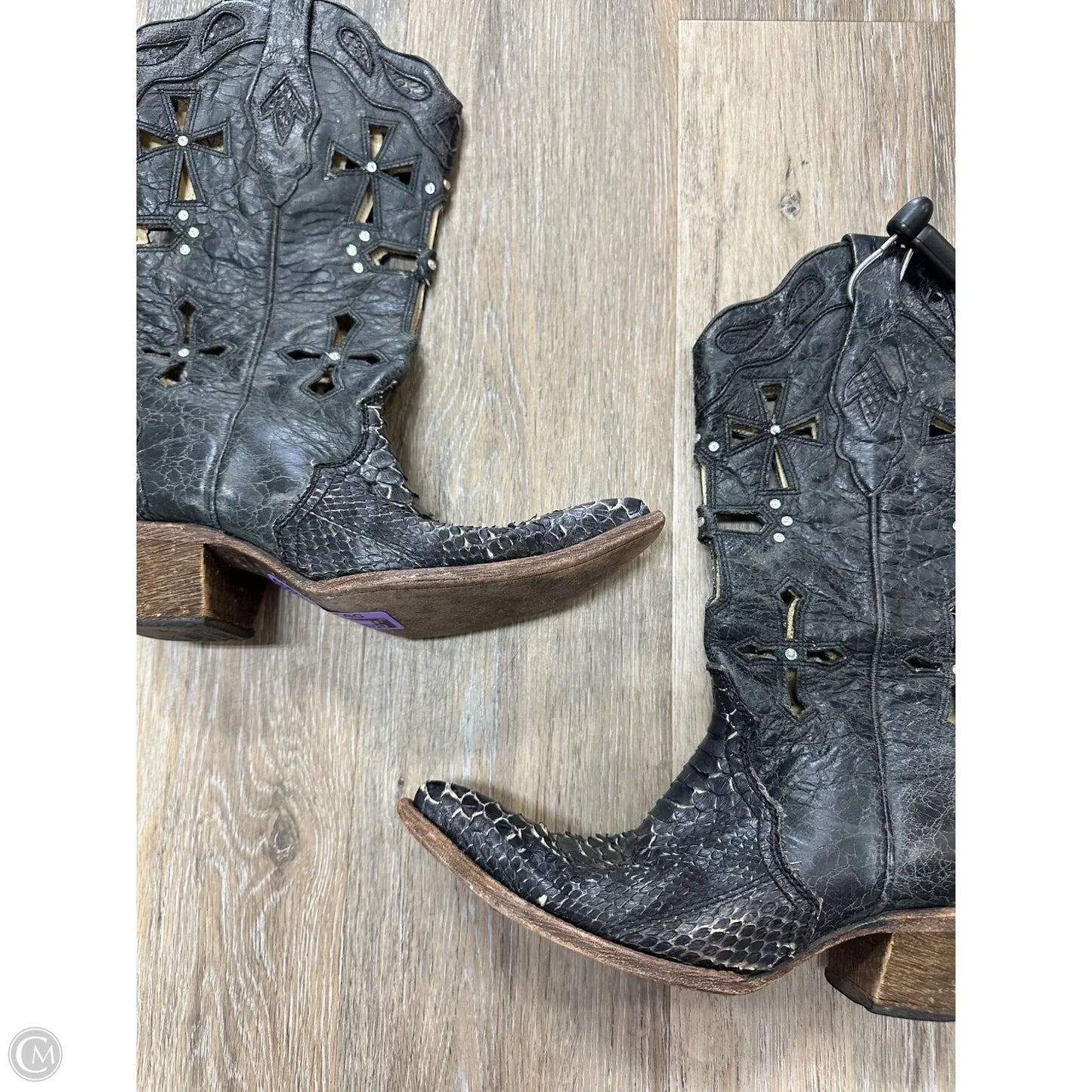 Boots Western By Corral In Black, Size: 6.5